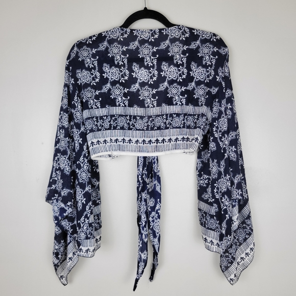 Raga (Anthropologie) Tie Front Top - Picture 5 of 7